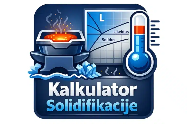 Kalkulkulator solidifikacije metala