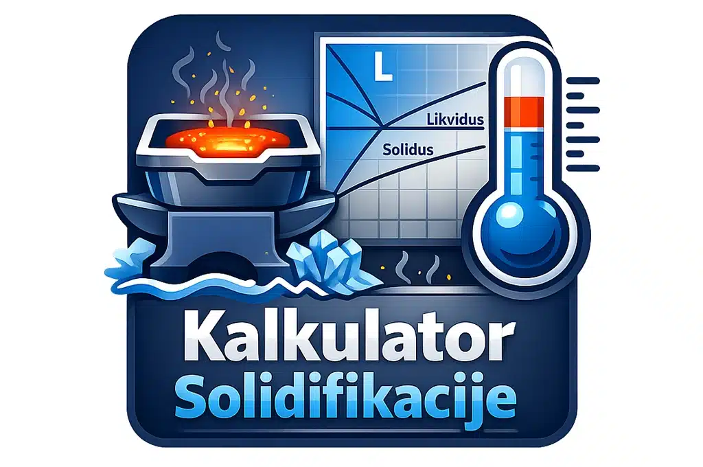 Kalkulkulator solidifikacije metala