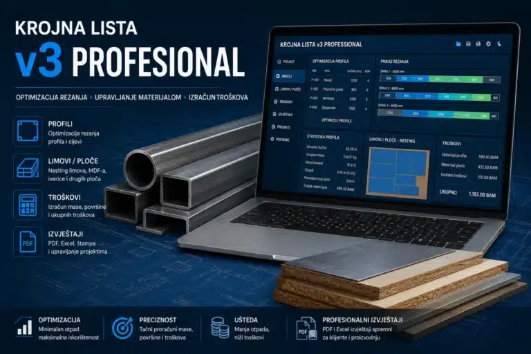 Krojna lista materijala